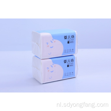 Baby Tissue Facial Sanitair Papier met Mooi Blauw Pakket